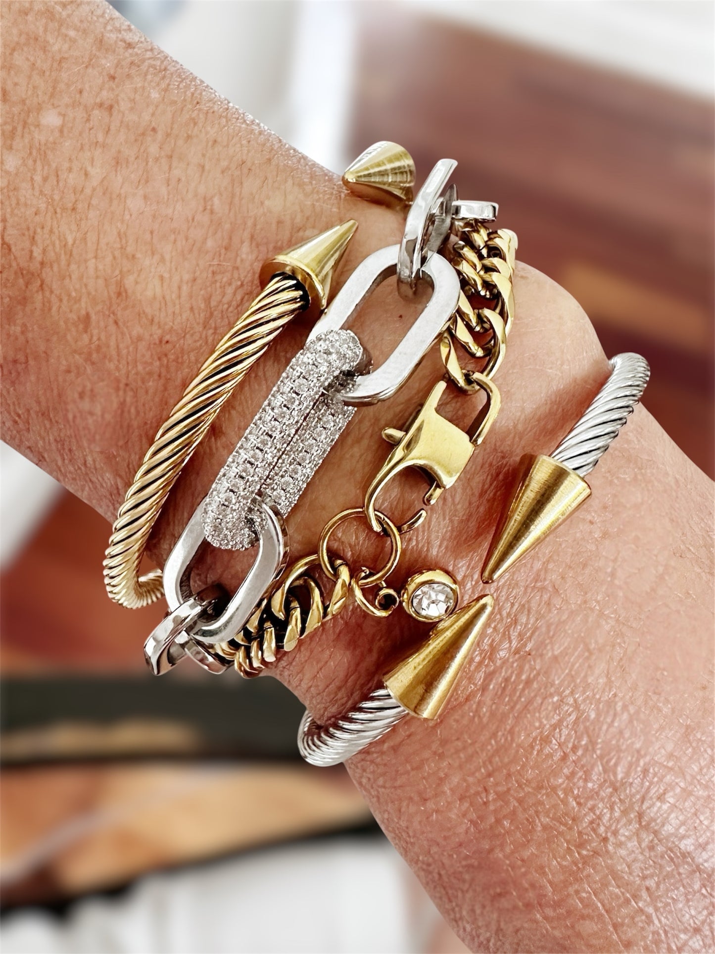 The Edgy Luxe Stack