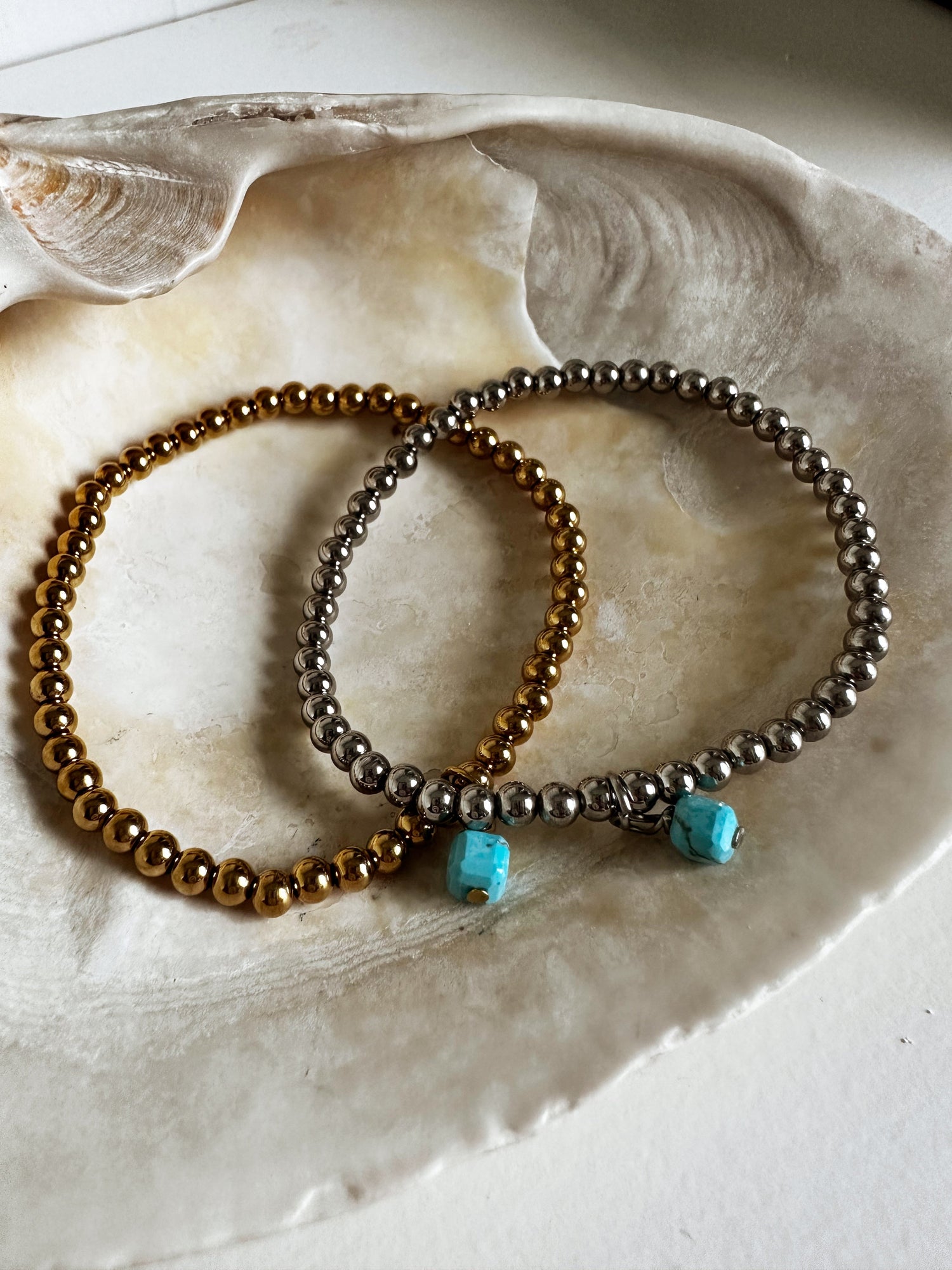 Beaded Elastic Bracelet
