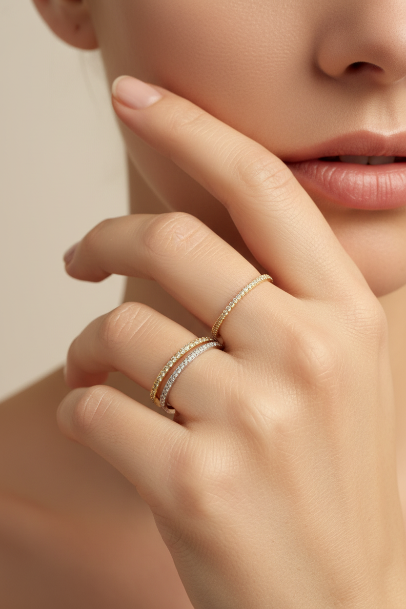 Avery Micro Pavé Band